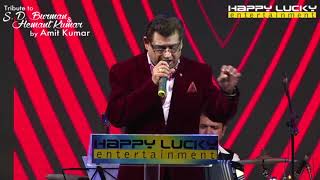 Badi Sooni Sooni Hai Zindagi By Amit Kumar Live HappyLucky Entertainment [upl. by Anwahsar]