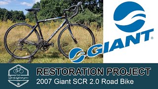 Bike Restoration Project  2007 Giant SCR Road Bike  ASMR No words [upl. by Annohsal435]