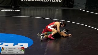 149lbs Yianni Diakomihalis Cornell vs Dom Demas Cal Poly [upl. by Hanae634]