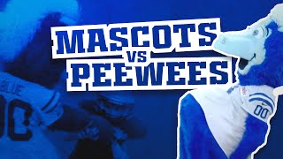 Mascots vs PeeWees Football Game  Indianapolis Colts [upl. by Meer]