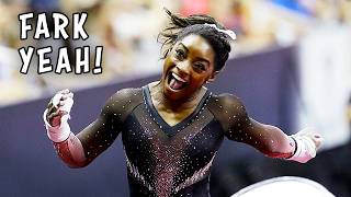 “Spready to the Underworld”  Simone Biles Gymnastics Ozzy Man Reviews [upl. by Getter6]