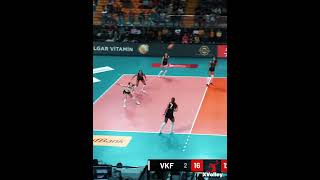 Ayça Aykaç🤝Sıla Çalışkan  Liberos Also Score Points😅 voleybol [upl. by Toulon643]