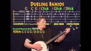 Dueling Banjos  Banjo Cover Lesson with TAB [upl. by Herzig984]