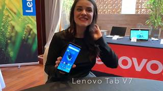 Lenovos Tab V7 is a budget 7inch phablet with minimalist bezels [upl. by Murrell]