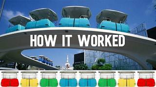 How It Worked The Original Peoplemover  Disneyland [upl. by Eedeed]