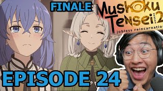 THE MOST BEAUTIFUL MOMENT ARRIVES  SEASON 3   Episode 24  Mushoku Tensei Season 2 REACTION [upl. by Woodrow]