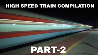 5 in 1 High Speed Train Actions At Shahjahanpur Junction Part2  indianrailways [upl. by Stelu]