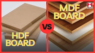 HDF vs MDF Boards Which is better mdfboard [upl. by Sherris]