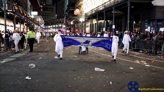 Young Audiences Marching Band On St Charles and Canal Street Krewe Of Cleopatra Parade 2024 [upl. by Ydahs]