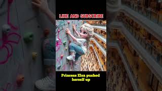 Princess Elsas Daring Climb Without Safety Ropes Superpowers Unleashed at the Mall [upl. by Pazit543]