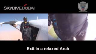 Category D1 AFF  Skydiving Training  Freefall Skills [upl. by Amy]