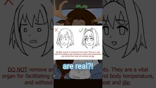 HAIR VENTS ARE REALvtuber animetropes youtubeshorts twitch youtubevideos [upl. by Refannej]