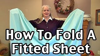 How to Fold A Fitted Sheet [upl. by Enaht]