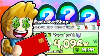 WHAT CAN I HATCH WITH 99999 ROBUX LUCKY BOOST in PETS GO [upl. by Aliahkim]