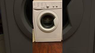 Washing machine spinning super fast for 2 mins indesit [upl. by Eilla]