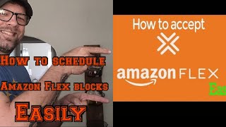 How to schedule amazon block amazonflex doordash [upl. by Haas]