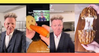 Gordon Ramsay Reacts to Tiktok Cooking Videos 😂 Tiktok Compilation 🤩 gordonramsay tiktokfood [upl. by Arataj890]