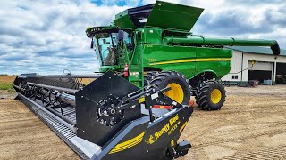 Final Preparations for Harvest With the BIGGEST Combine weve ever had 45 FEET [upl. by Chloe674]