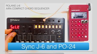 Roland J6 Sync J6 and PO24 [upl. by Kabab]