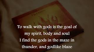 quotTOF  The Trinityquot  THERION  Lyrics  HD  2007 [upl. by Marjory436]