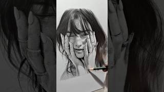 Graphite portrait drawing art drawing portraitdrawing [upl. by Ferrel]