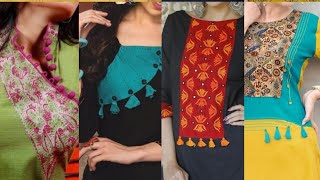 Patch Work Neck Design For Kurti  Patch Work Kurti Neck Design [upl. by Eireva]