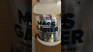 Mass gainer dietfirst massgainer creatine gainingweight musclegain musclegaindiet dietplan [upl. by Inalem]