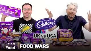 US vs UK Cadbury  Food Wars  Insider Food [upl. by Kial757]