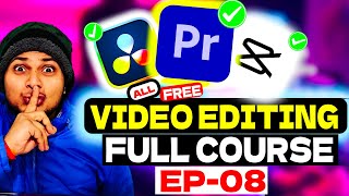 Complete VIDEO EDITING COURSE Beginner to PRO Tutorials [upl. by Einnoj]