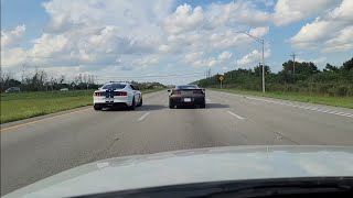 Shelby GT350 E85 Tune vs C7 Corvette Stingray [upl. by Stanislaw881]