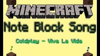 Viva La Vida  Minecraft Note Block Song [upl. by Nahama338]