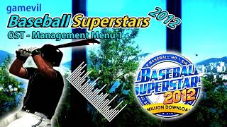 gamevil Baseball Superstars 2012 ost  Management Menu 1 [upl. by Ayota]