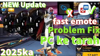 free fire emote problem fix free fire mein emote fast kaise mare TC ke tarah emote kaise mare [upl. by Lupita]