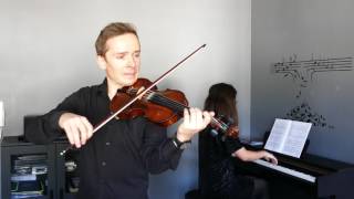 J Haydn  Andante violin with piano Faber Music RIAM Grade 1 Violin [upl. by Eyahsal]