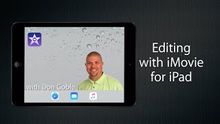 Editing with iMovie on iPad Tutorial 3 Adding BRoll [upl. by Nnor]