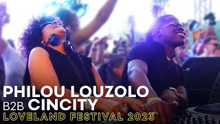 PHILOU LOUZOLO amp CINCITY at LOVELAND FESTIVAL 2023  AMSTERDAM [upl. by Biddle]