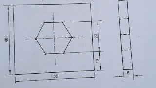 Iti Fitter Trade Hexagonal Practical [upl. by Nylrac]