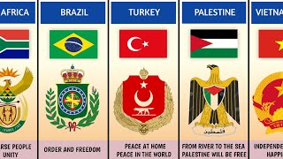 National Mottos from different countries  Comparison [upl. by Joella]