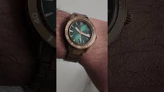 Bronze Emerald Green Swordfish ZELOS 40mm 200m Seiko NH35 CUSN8 Bracelet C3 X1 amp BGW9 Sapphire AR [upl. by Sethrida]