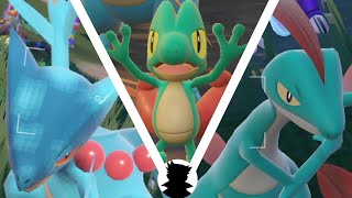 【Pokemon Camp】Treecko amp Grovyle amp Sceptile Cute evolves cry [upl. by Yelnikcm279]