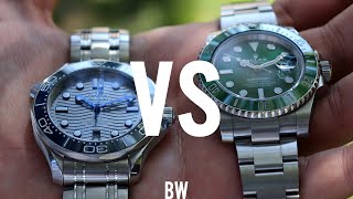 Rolex Submariner vs Omega Seamaster  Ultimate Comparison [upl. by Agarhs]