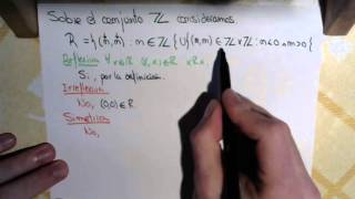 Estudiar las propiedades de una relacion R tal que Rnn  Matemática Discreta [upl. by Yuzik]