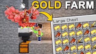 EASIEST Gold Farm in Minecraft 121 Tutorial [upl. by Ardenia]