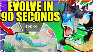 How to EVOLVE to GYARADOS in under 90 Seconds without a KO  Pokemon Unite [upl. by Cori]