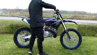 Yamaha YZ250 2022 First start [upl. by Elbertina]