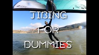 Jibing for Dummies  Jibe  Gybe Tutorial  Wingfoiling [upl. by Resiak324]