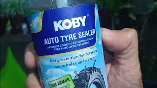 KOBY Tire Sealant  The Tapal King [upl. by Anoek]