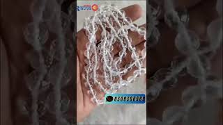 Natural Sphatik Mala 8 MM Diamond Cut  Benefits amp Uses Explained shorts sphatikmala peace [upl. by Dunstan]