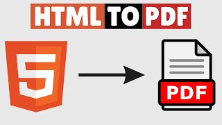 How to Convert HTML to PDF  HTML to PDF Converter [upl. by Ainekahs288]