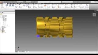 traverse roll drawing in AutoCAD Inventor [upl. by Atnad]